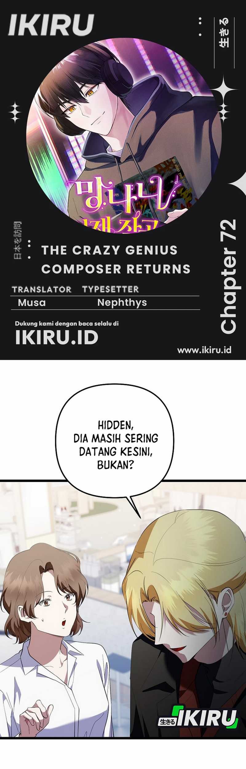 The Crazy Genius Composer Returns Bab 72 halaman 1