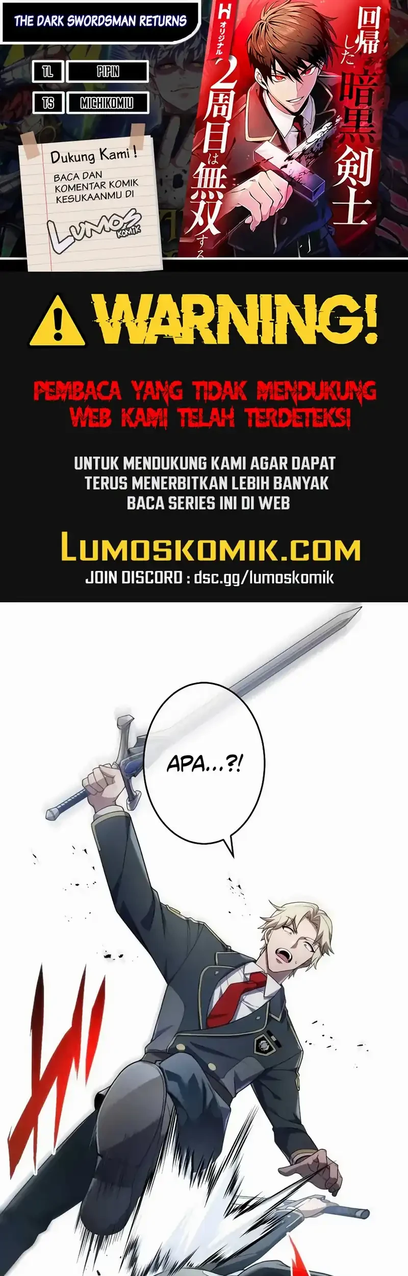 The Dark Swordsman Returns chapter 22 halaman 1