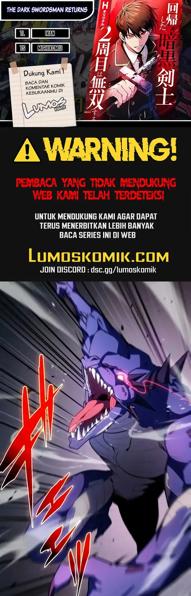 The Dark Swordsman Returns Bab 38 halaman 1
