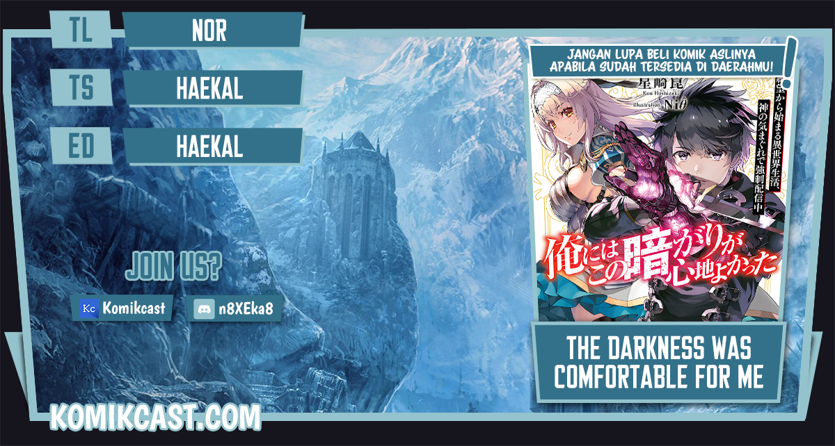 The Darkness was Comfortable for Me chapter 01.2 halaman 1
