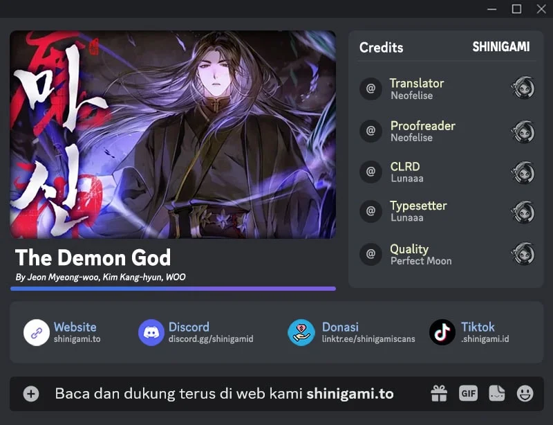 The Demon God Bab 32 halaman 1