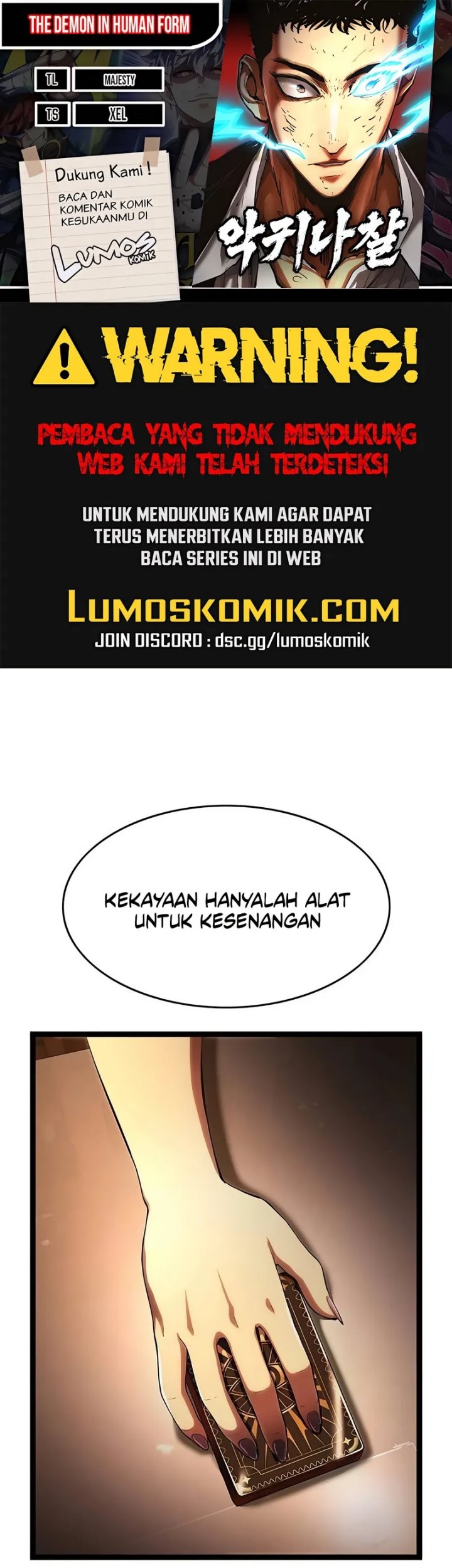 The Demon in Human Form chapter 3 halaman 1