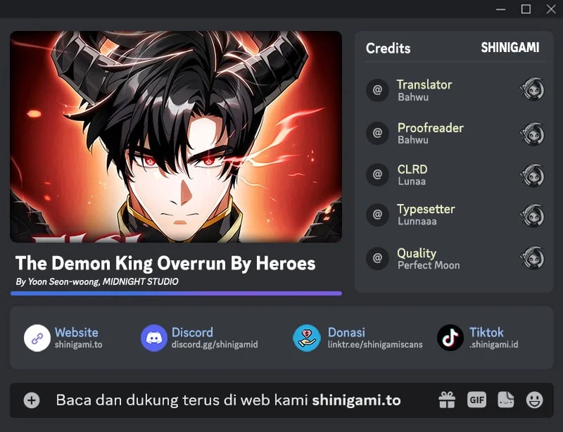 The Demon King Overrun by Heroes Bab 21 halaman 1
