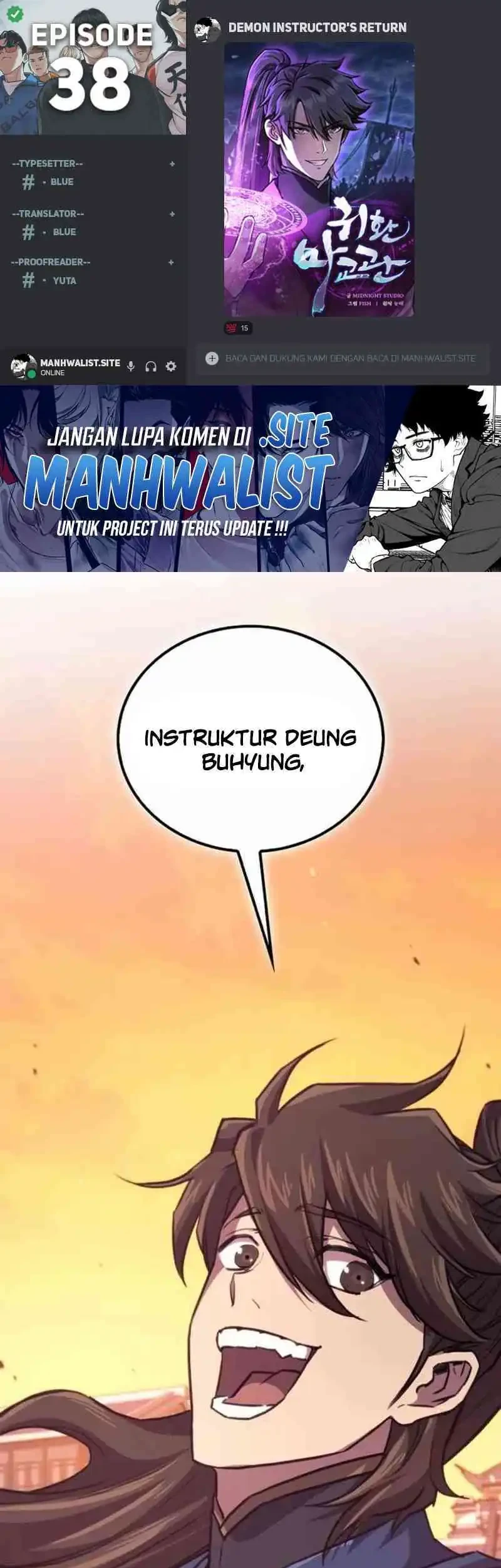 The Demonic Cult Instructor Returns Bab 38 halaman 1