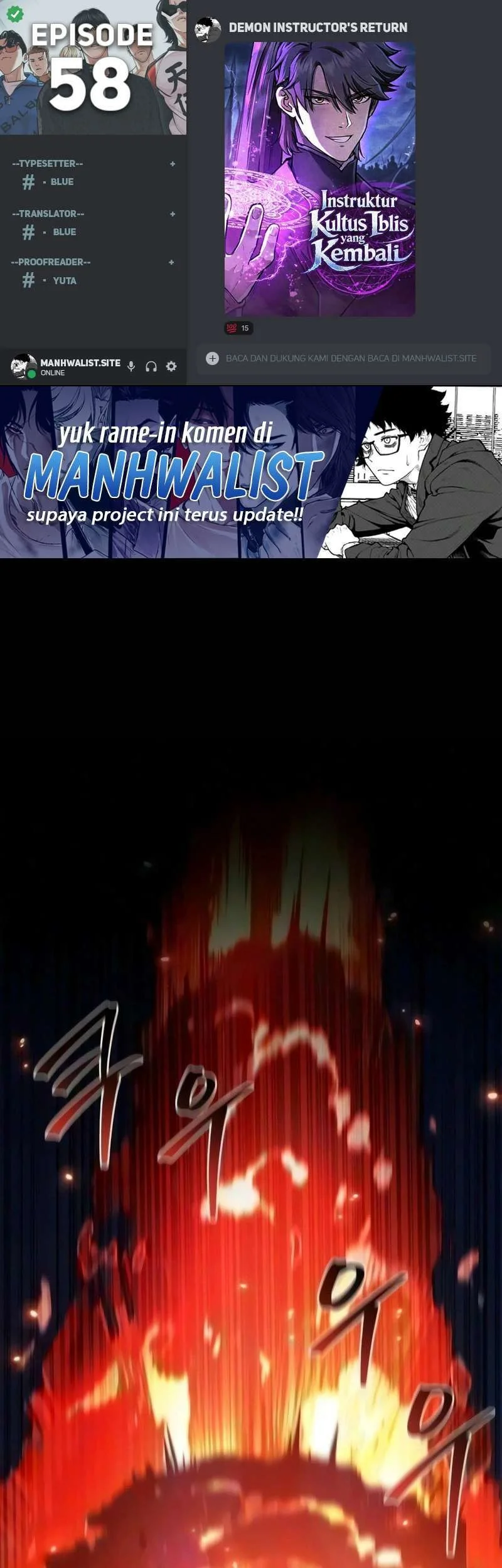 The Demonic Cult Instructor Returns Bab 58 halaman 1
