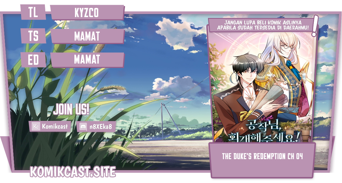 The Duke’s Redemption chapter 04 halaman 1