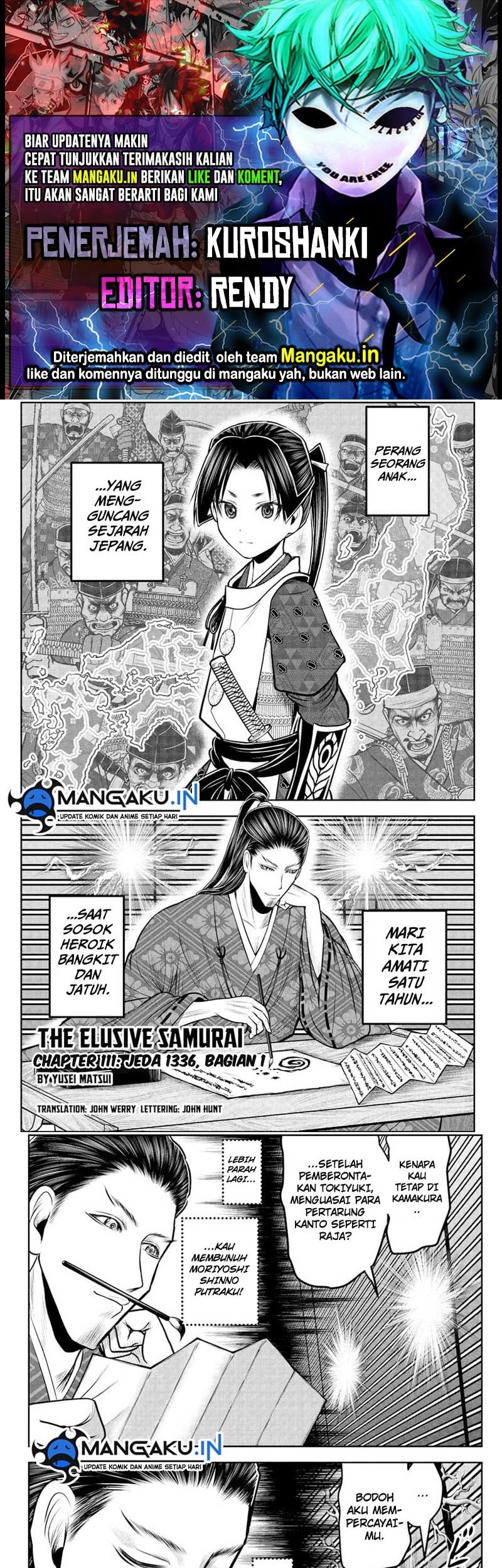 The Elusive Samurai Bab 111 halaman 1