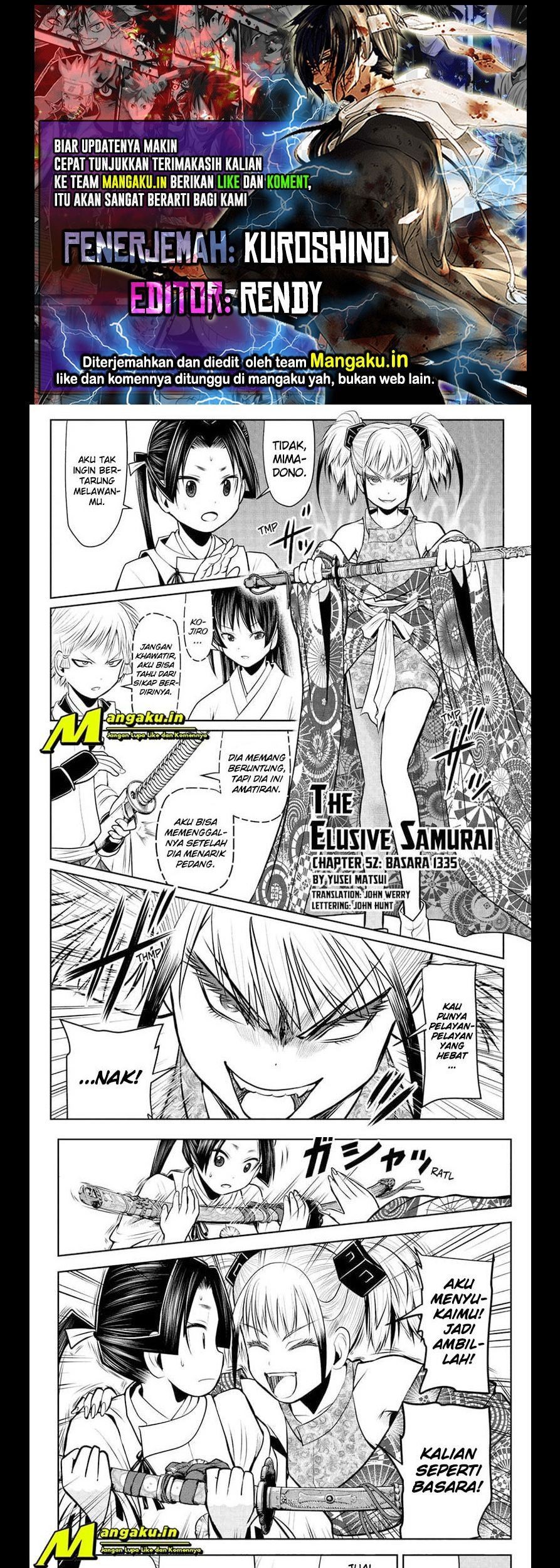 The Elusive Samurai Bab 52 halaman 1