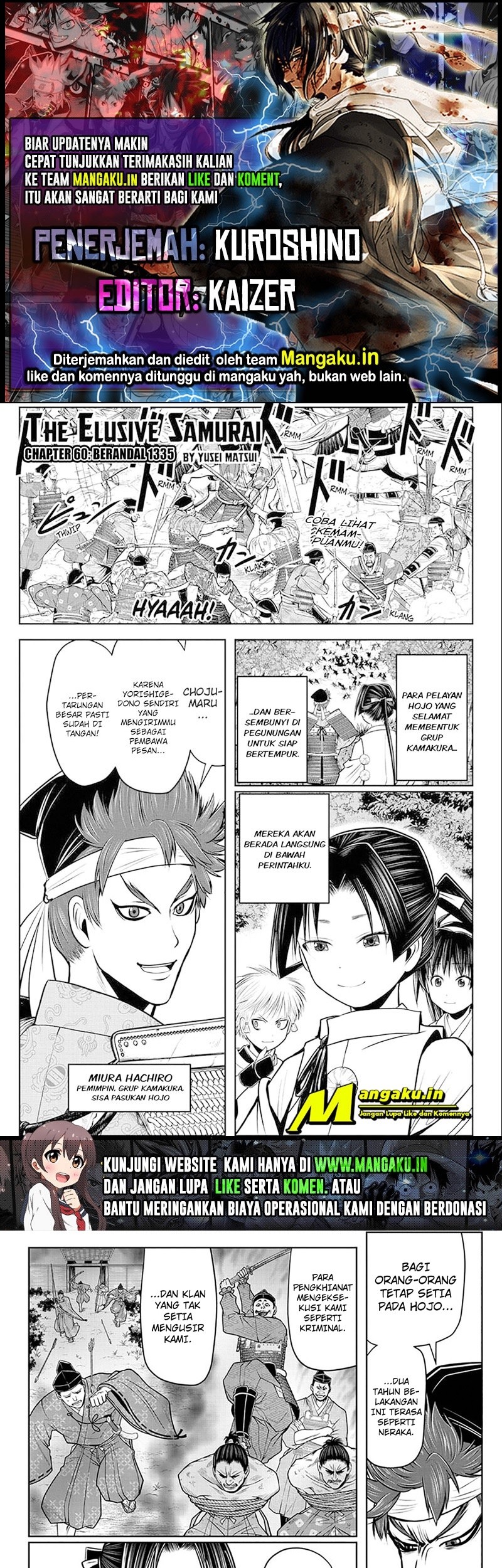 The Elusive Samurai chapter 60 halaman 1