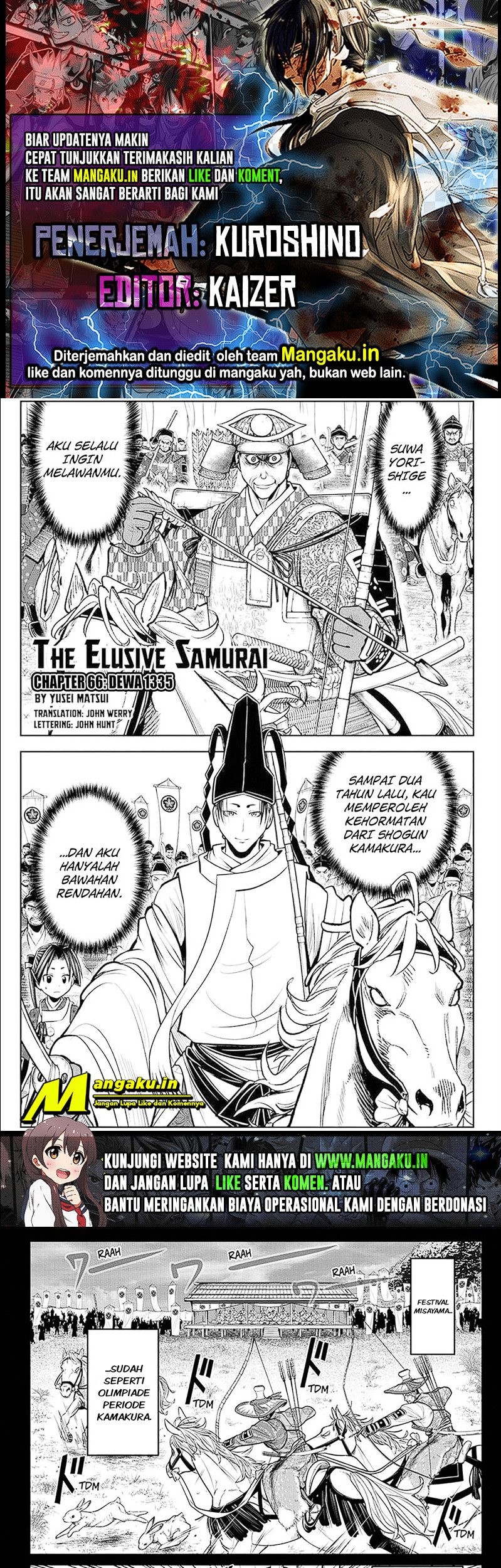 The Elusive Samurai Bab 66 halaman 1