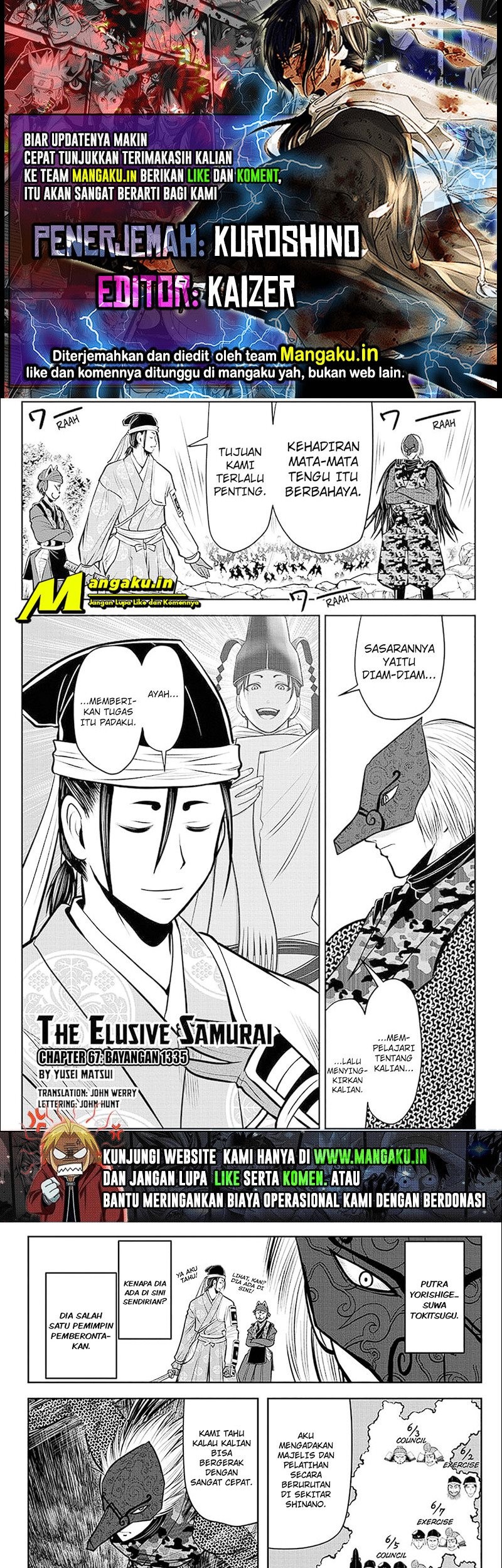The Elusive Samurai chapter 67 halaman 1