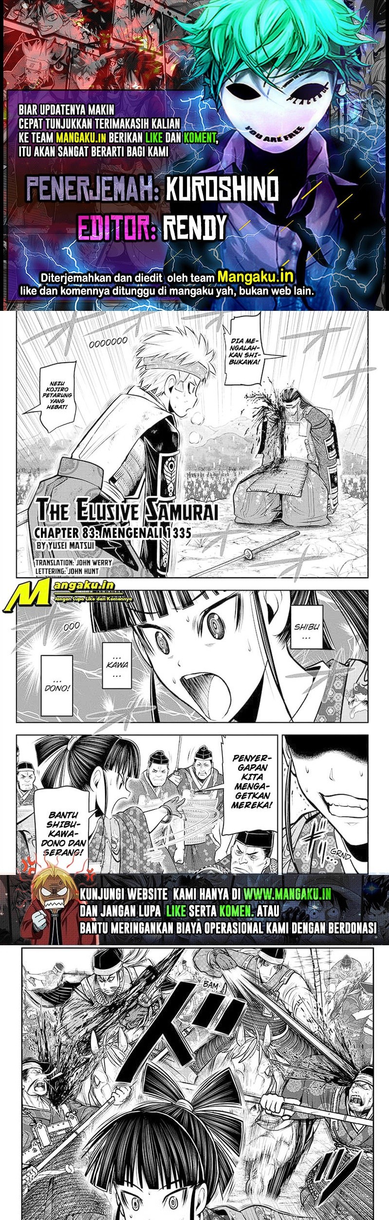The Elusive Samurai chapter 83 halaman 1