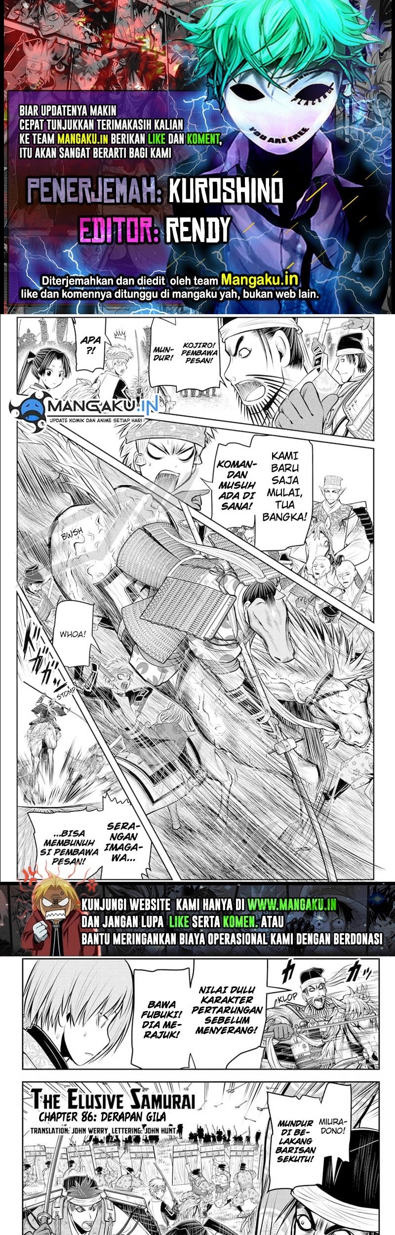 The Elusive Samurai chapter 86 halaman 1