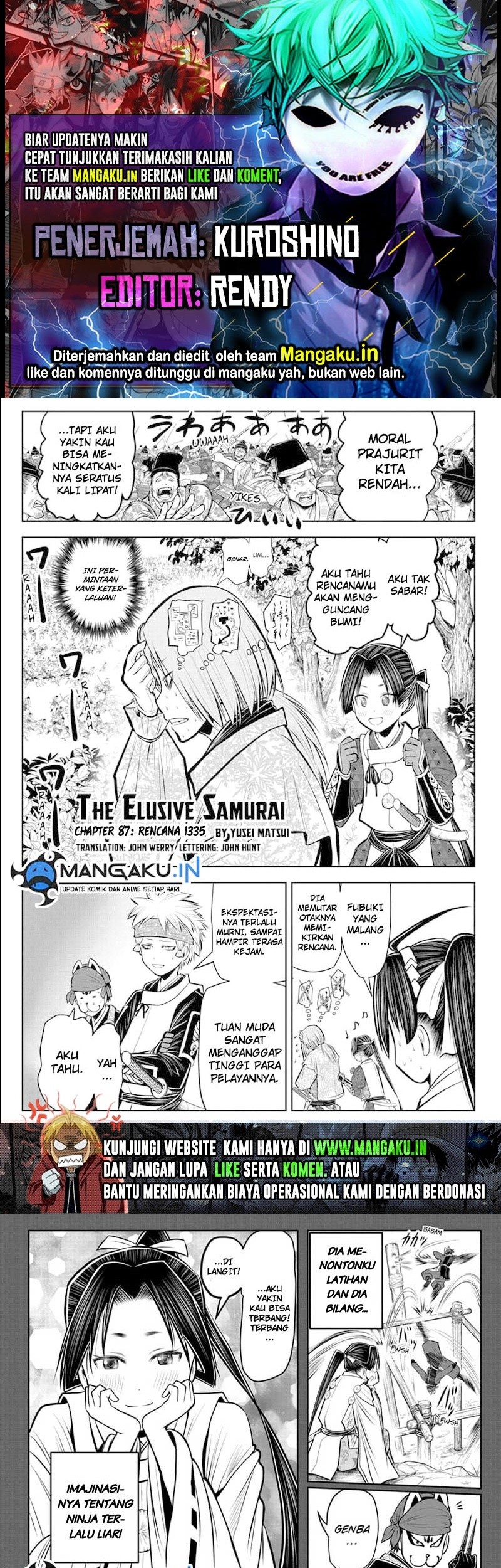 The Elusive Samurai chapter 87 halaman 1