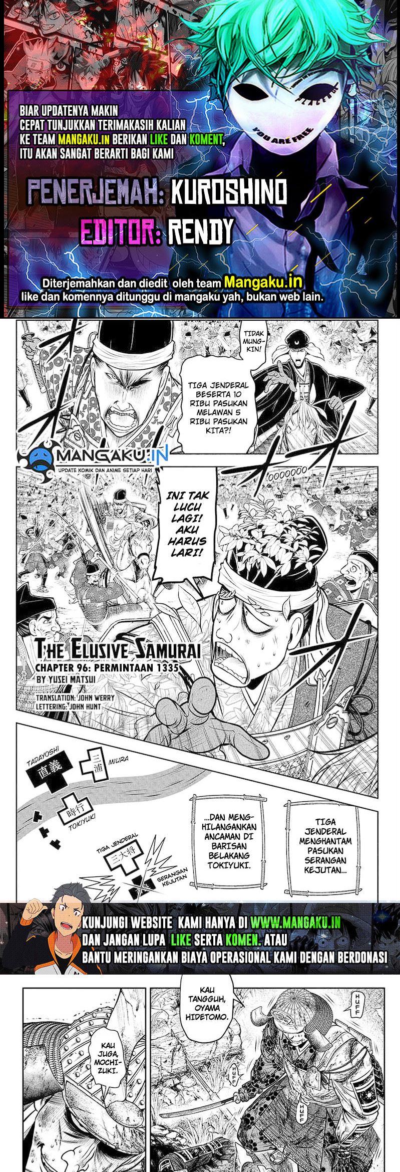 The Elusive Samurai Bab 96 halaman 1