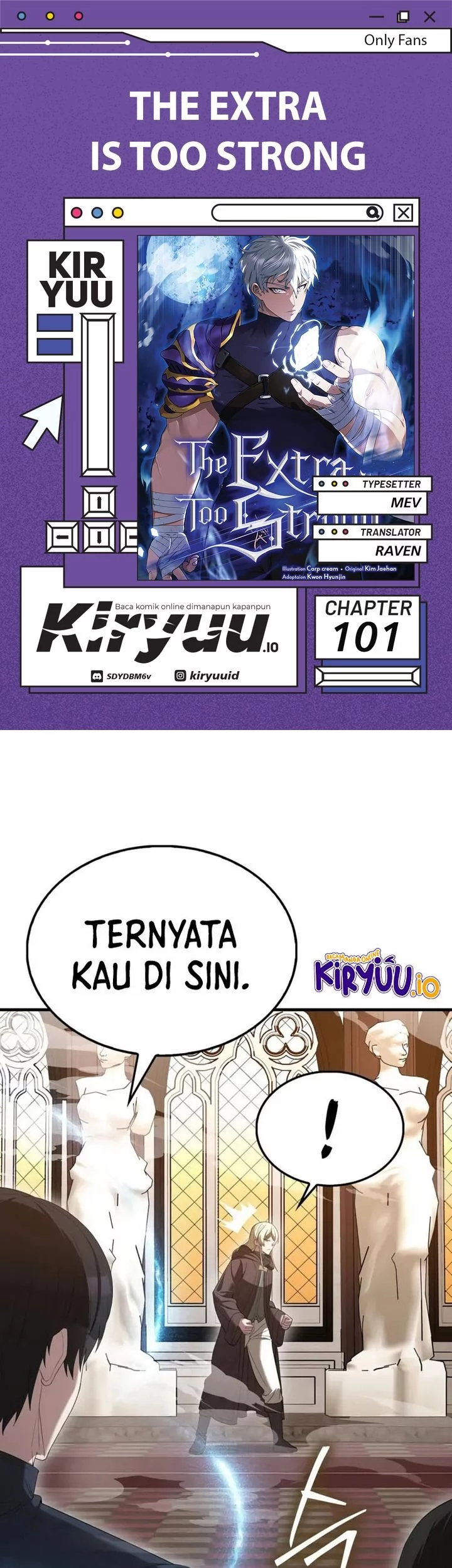 The Extra is Too Strong chapter 101 halaman 1