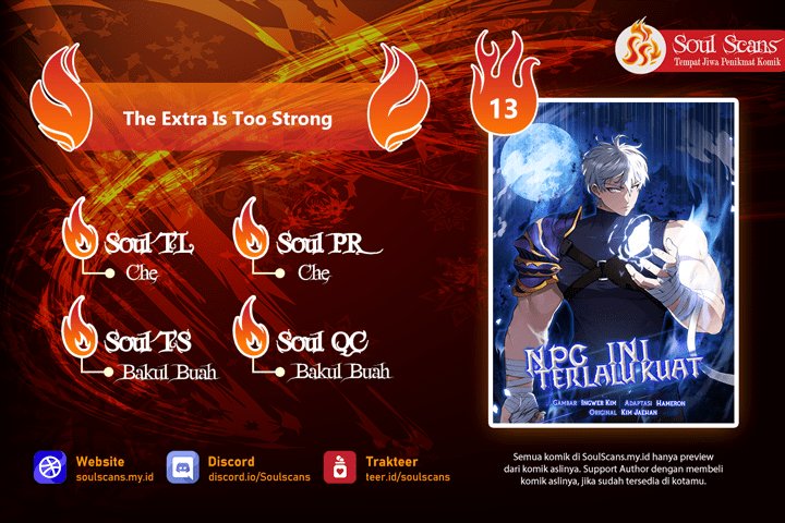The Extra is Too Strong chapter 13 halaman 1