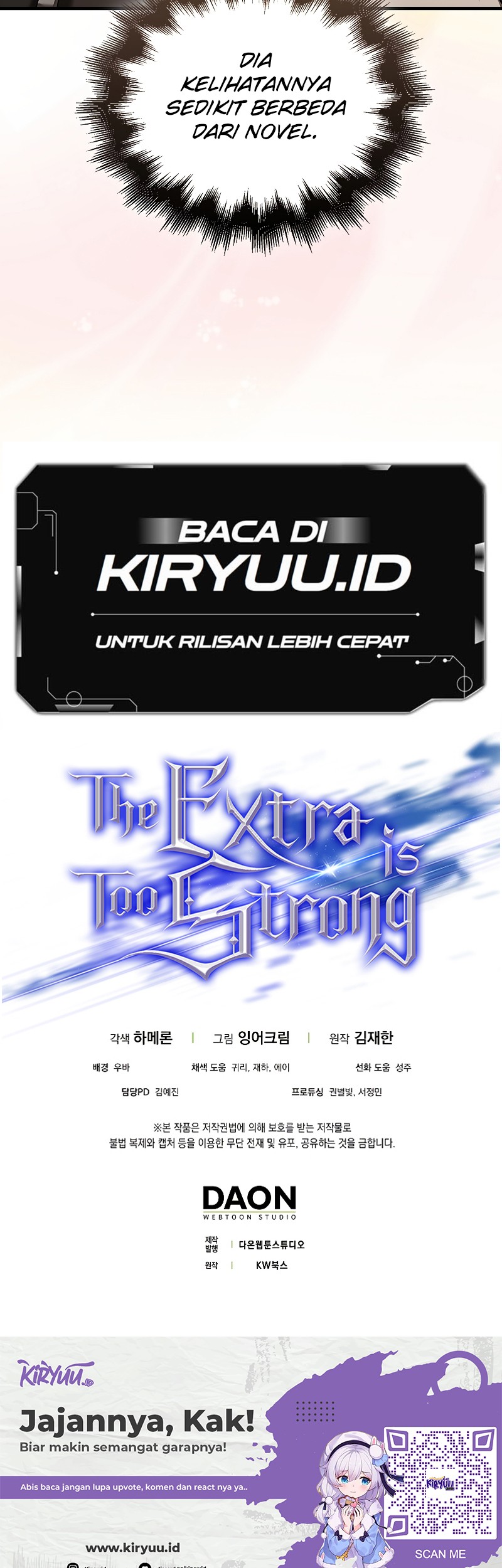 The Extra is Too Strong chapter 37 halaman 61