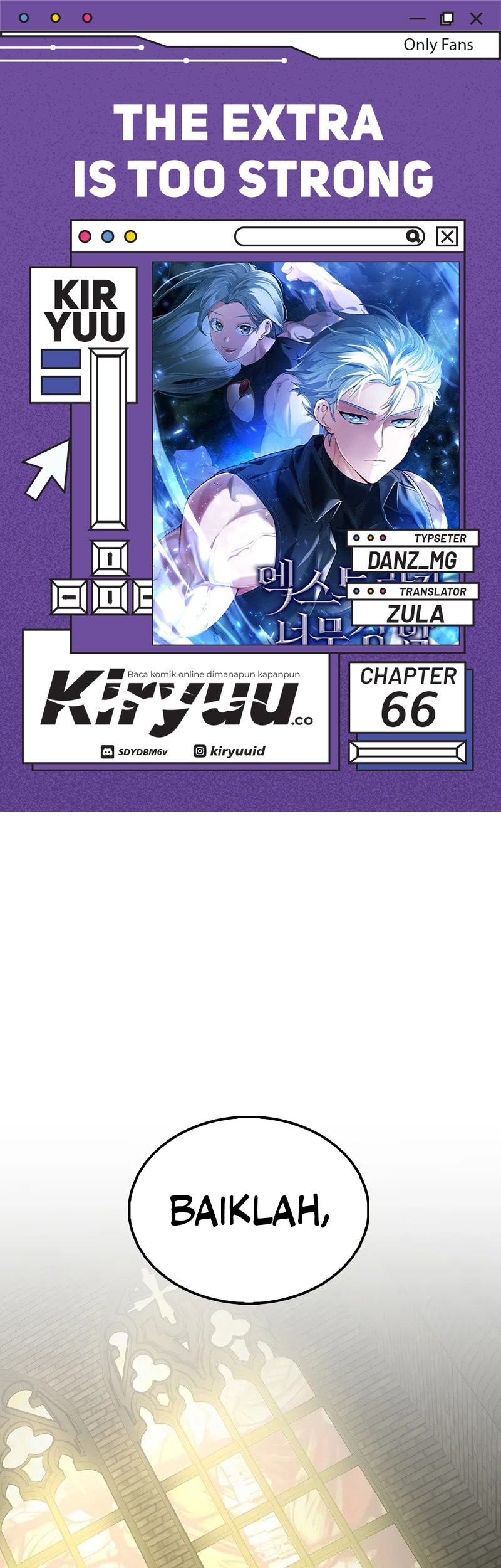 The Extra is Too Strong chapter 66 halaman 1