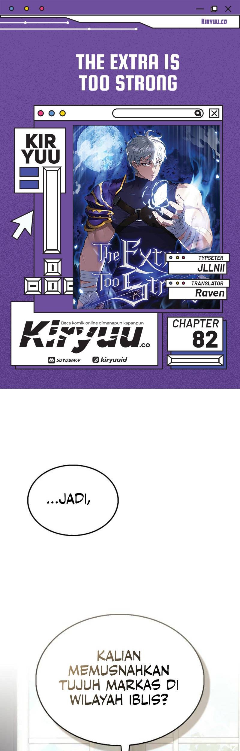 The Extra is Too Strong chapter 82 halaman 1