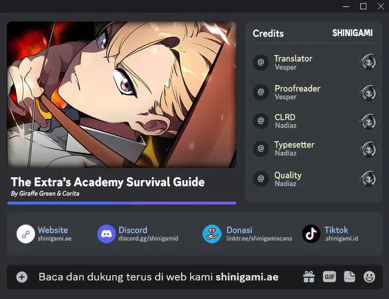 The Extra’s Academy Survival Guide Bab 21 halaman 1