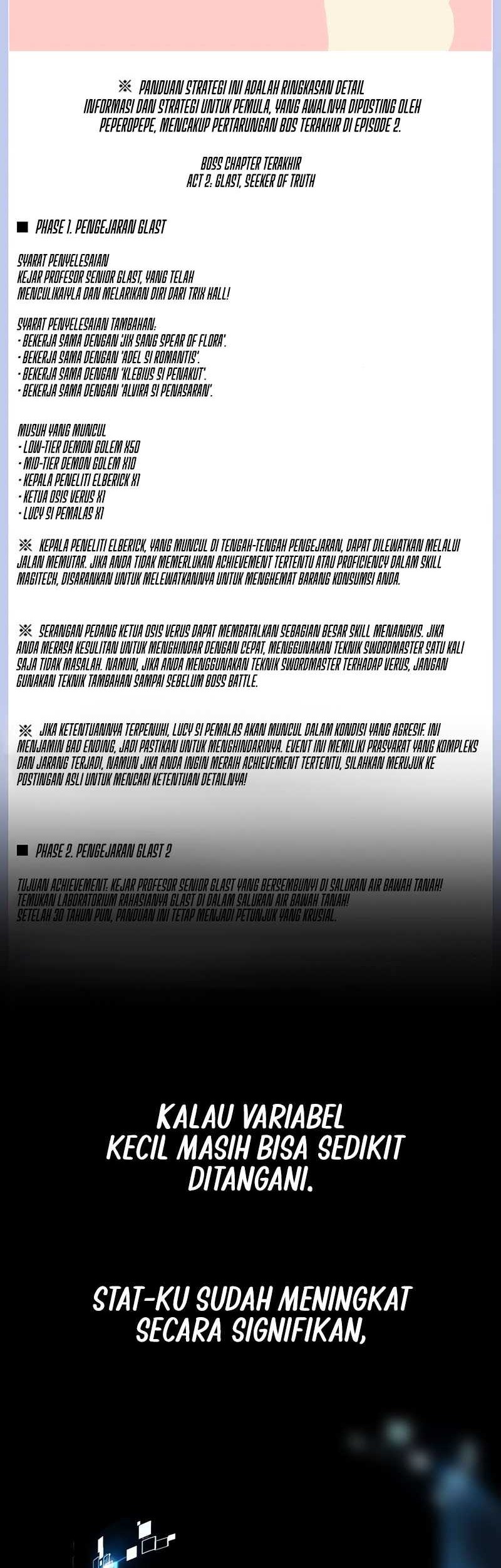 The Extra’s Academy Survival Guide Bab 29 halaman 91