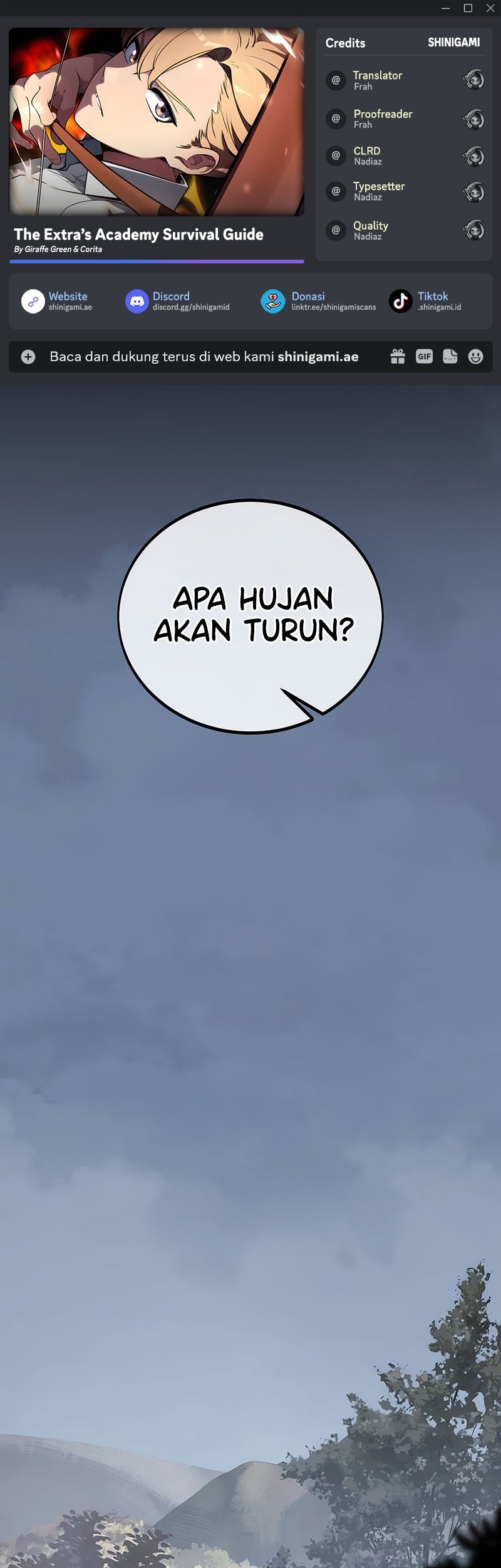 The Extra’s Academy Survival Guide Bab 36 halaman 1