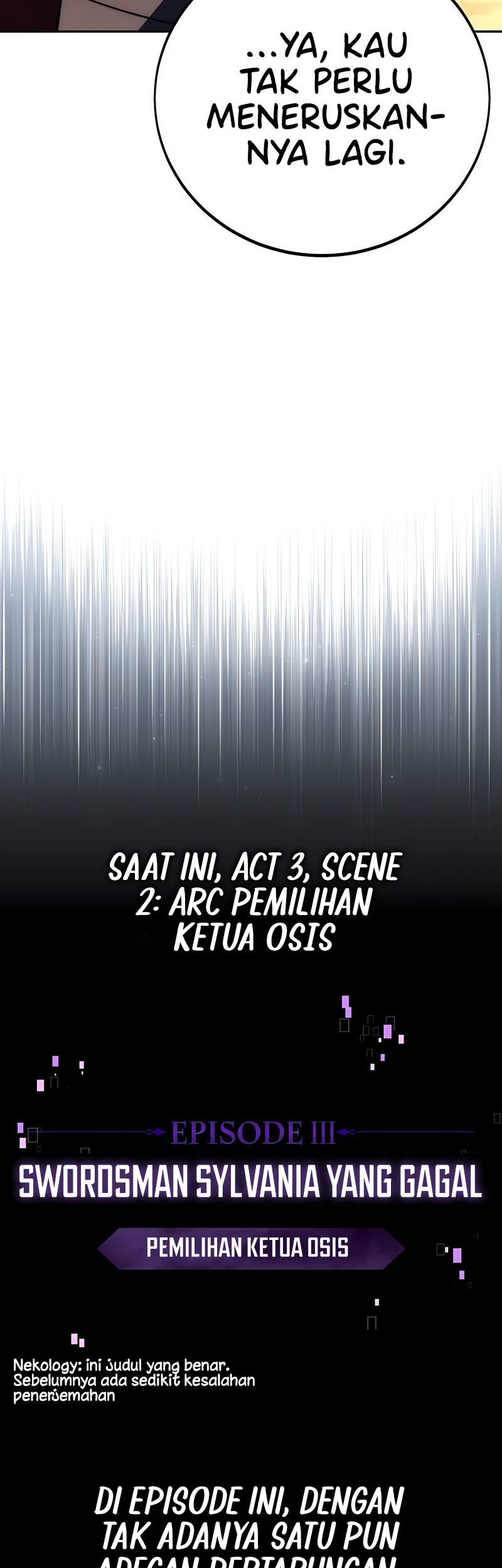 The Extra’s Academy Survival Guide Bab 61 halaman 70