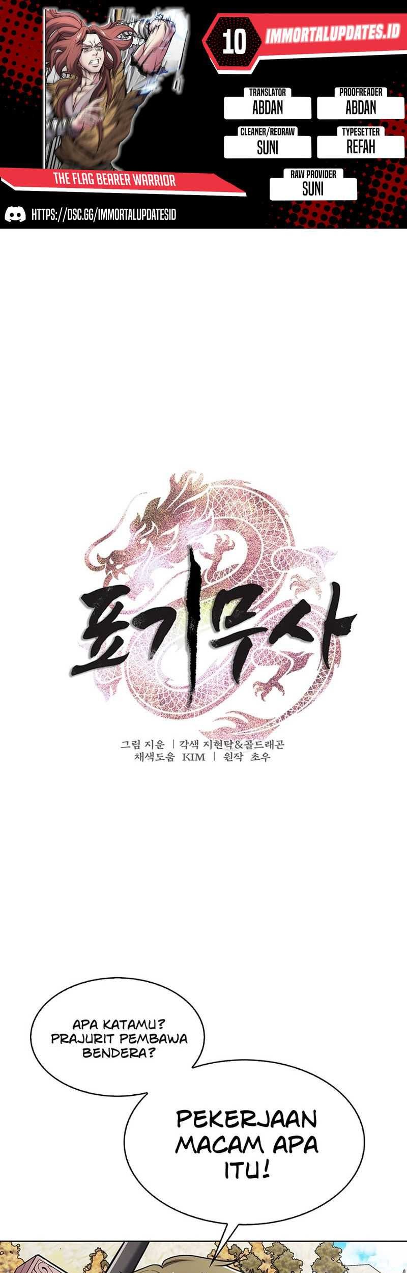 The Flag Bearer Warrior chapter 10 halaman 1