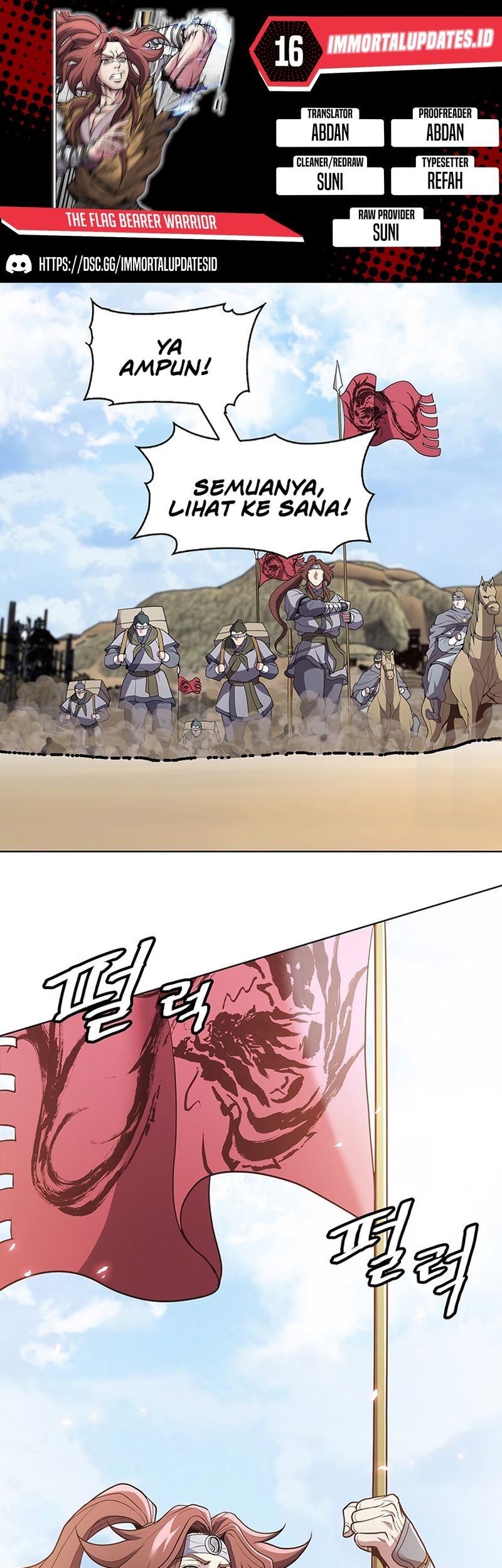 The Flag Bearer Warrior chapter 16 halaman 1