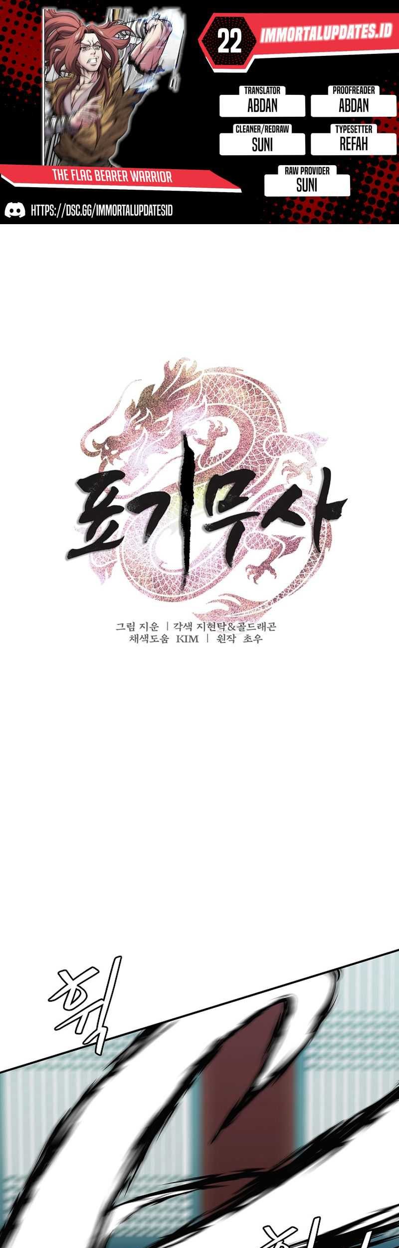 The Flag Bearer Warrior chapter 22 halaman 1