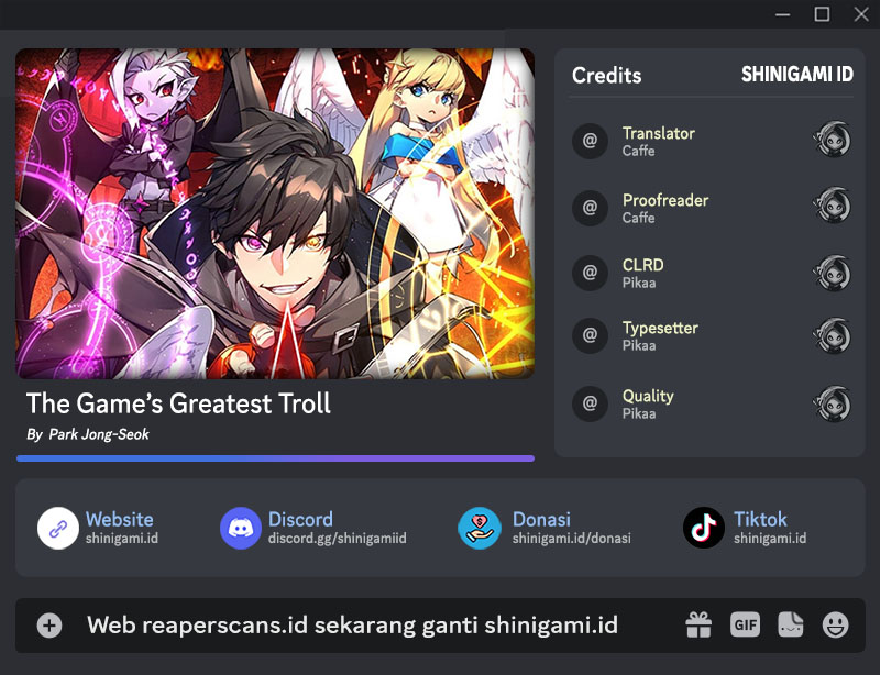 The Game’s Top Troll Bab 23 halaman 1