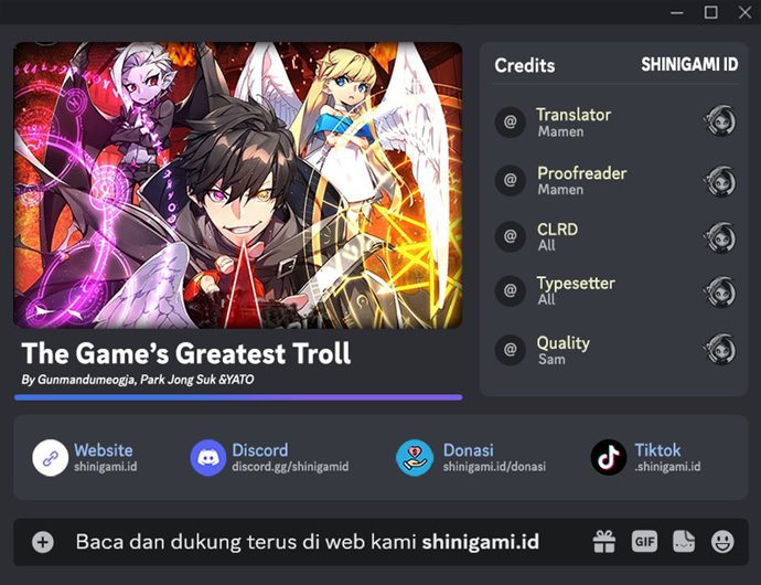 The Game’s Top Troll chapter 33 halaman 1