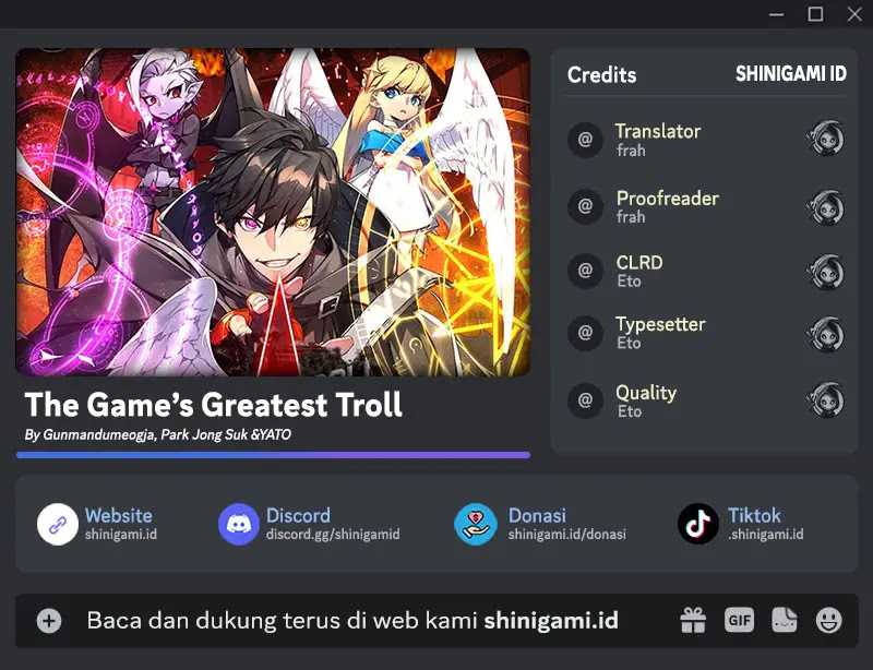 The Game’s Top Troll chapter 63 halaman 1