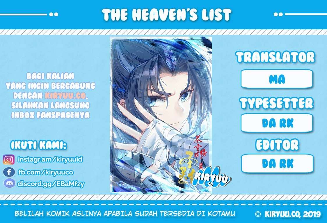 The Heaven’s List Bab 11.5 halaman 1