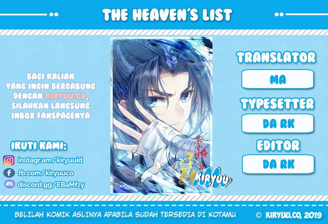 The Heaven’s List Bab 12 halaman 1