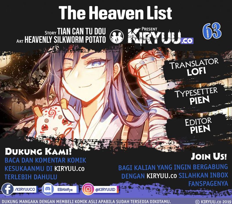 The Heaven’s List chapter 63 halaman 1