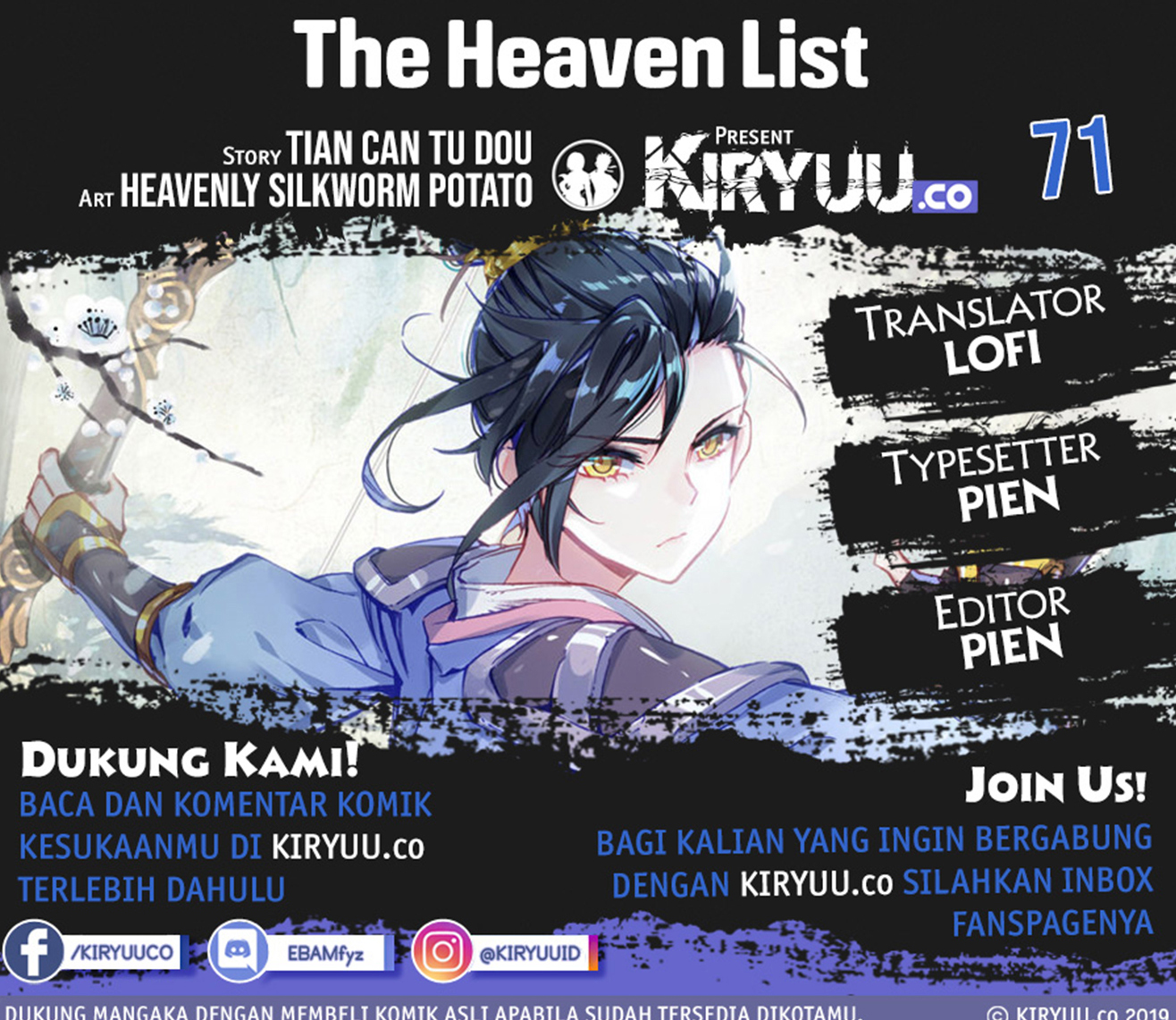 The Heaven’s List Bab 71 halaman 1