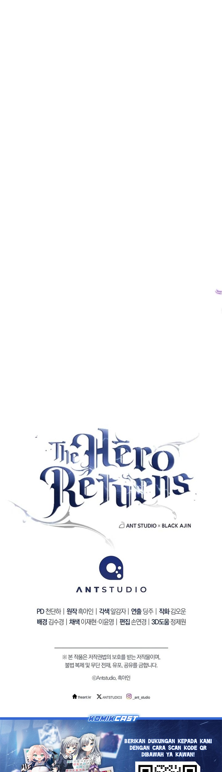 The Hero Returns Bab 105 halaman 86