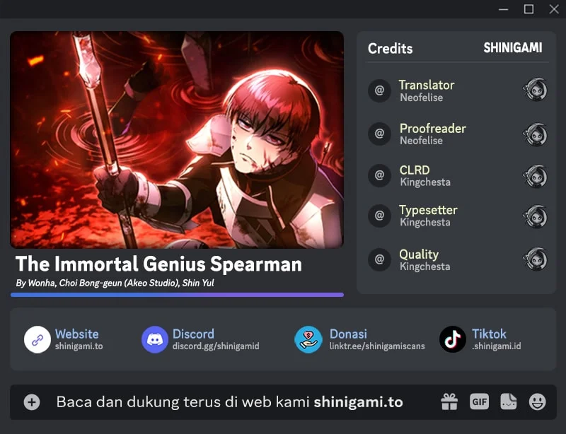 The Immortal Genius Spearman chapter 21 halaman 1