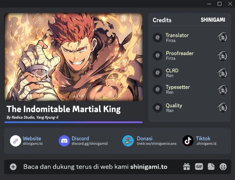 The Indomitable Martial King Bab 116 halaman 1