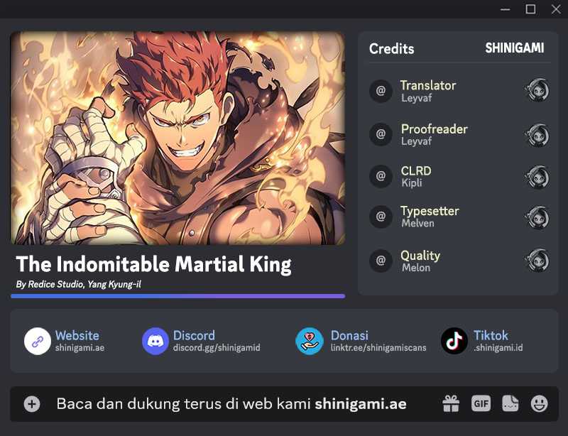 The Indomitable Martial King Bab 21 halaman 1