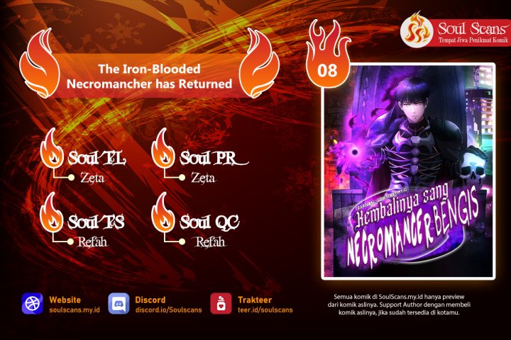 The Iron-Blooded Necromancer Has Returned chapter 08 halaman 1
