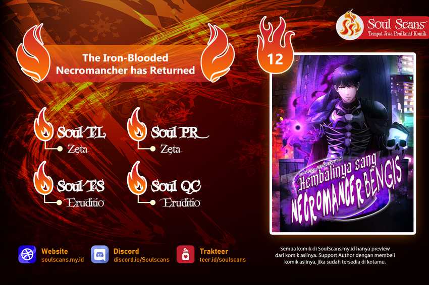 The Iron-Blooded Necromancer Has Returned chapter 12 halaman 1