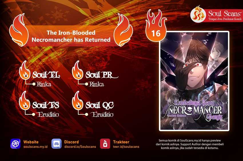 The Iron-Blooded Necromancer Has Returned Bab 16 halaman 1