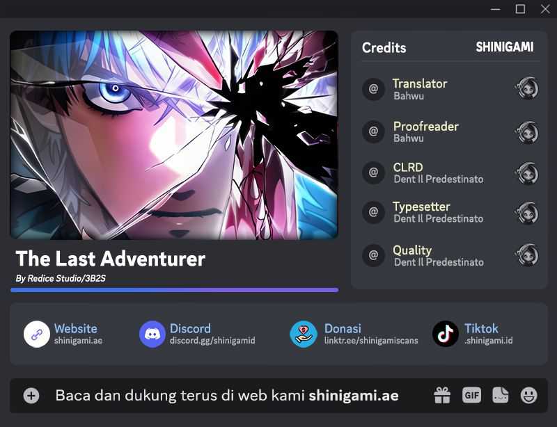 The Last Adventurer Bab 49 halaman 1