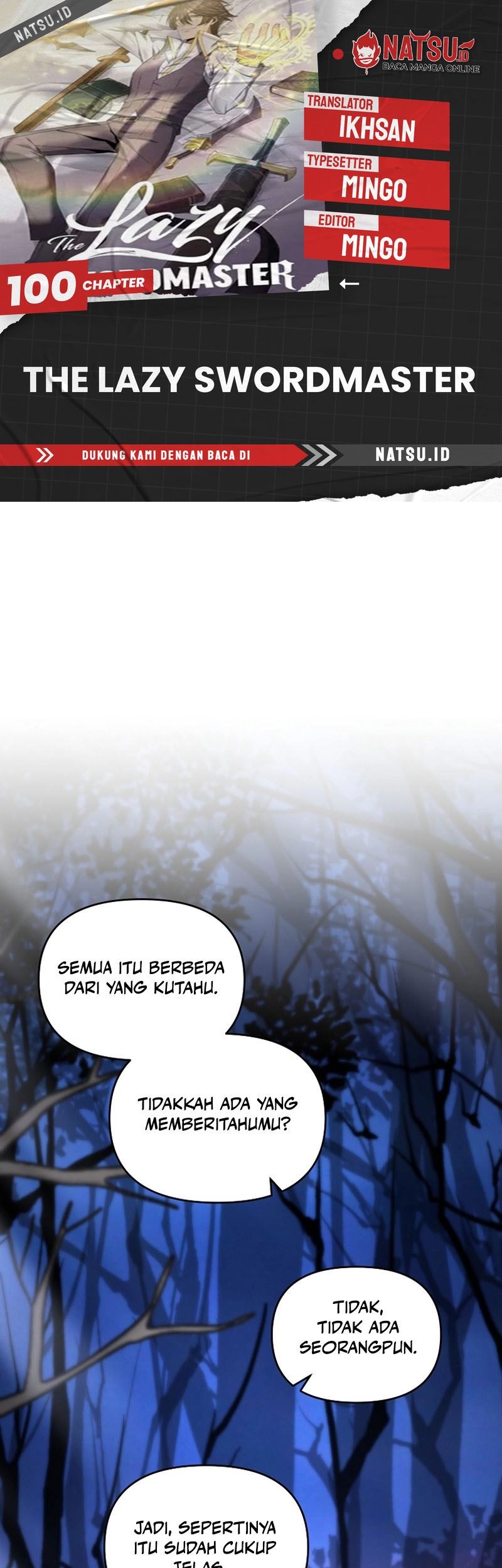 The Lazy Swordmaster Bab 100 halaman 1