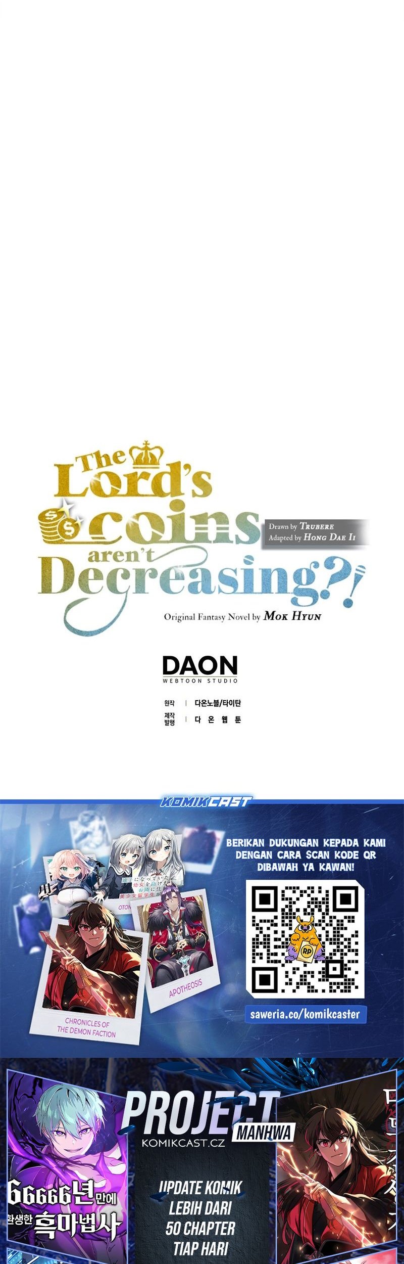 The Lord’s Coins Aren’t Decreasing?! Bab 133 halaman 62