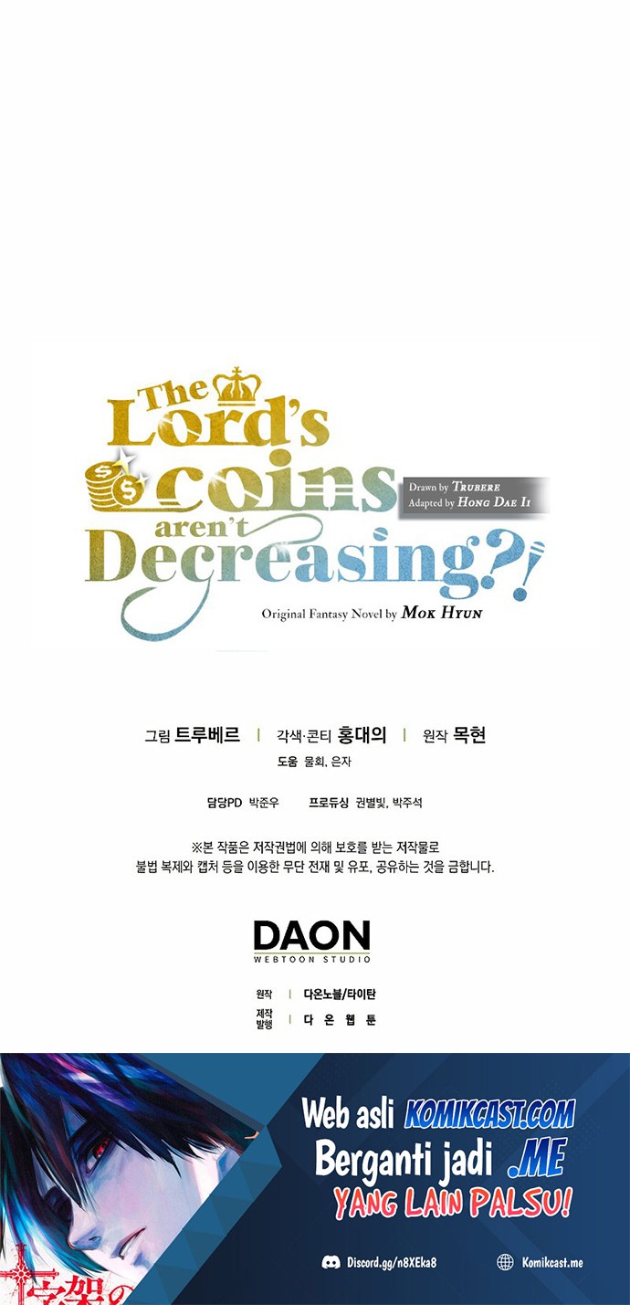 The Lord’s Coins Aren’t Decreasing?! Bab 69 halaman 61