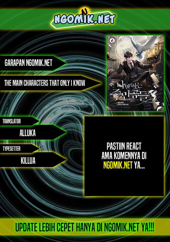 The Main Characters That Only I Know chapter 01 halaman 1